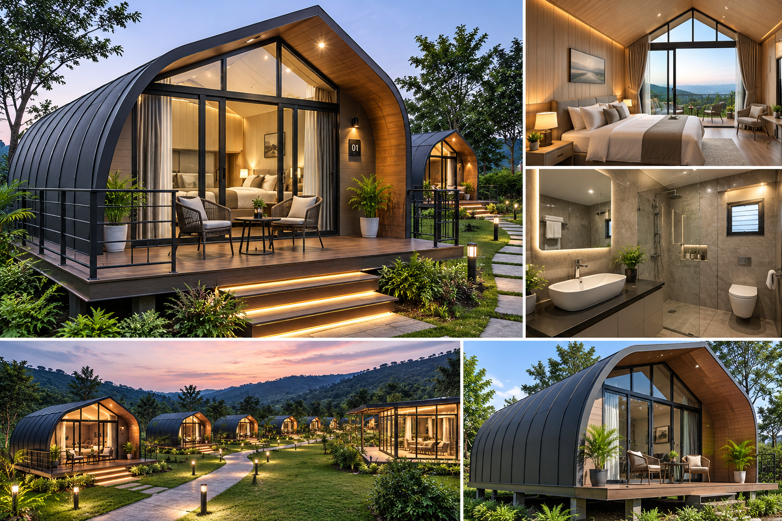 Luxury Glamping Pods
